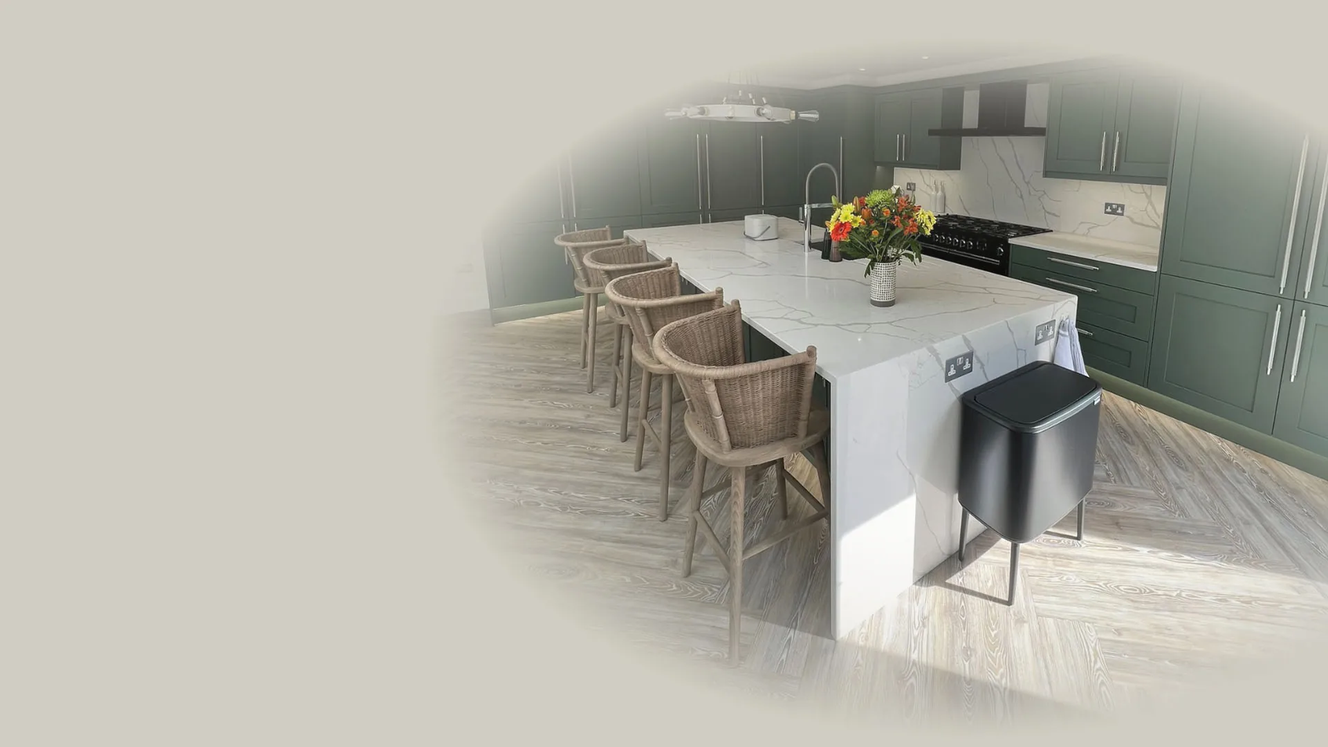 Kitchen worktop fitted by Worktop WorX