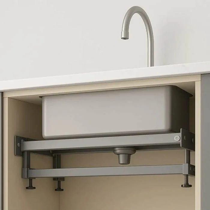Sink Support Bars, Stainless Steel