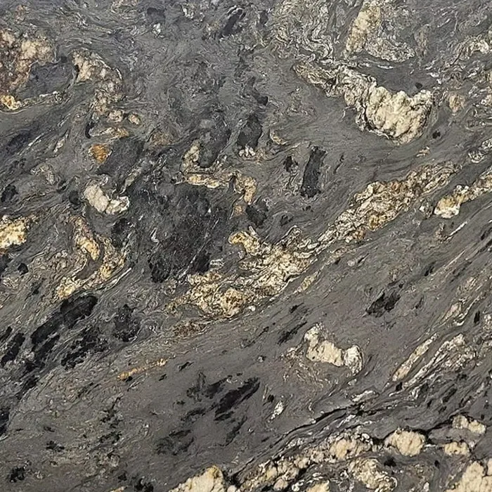 Cosmic Black Yellow, a Granite worktop surface